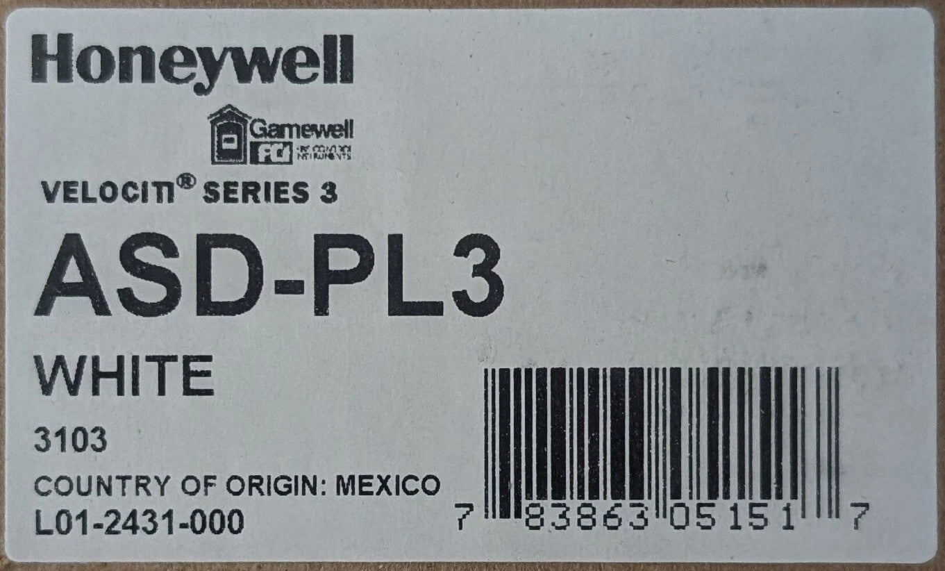 Honeywell ASD-PL3 Smoke Detector