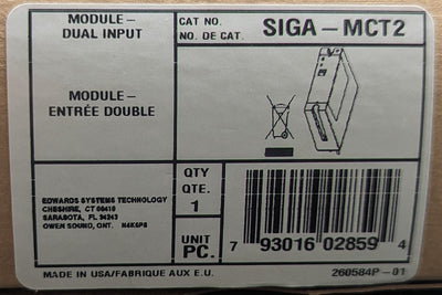 Edwards SIGA-MCT2 Signature Series Module