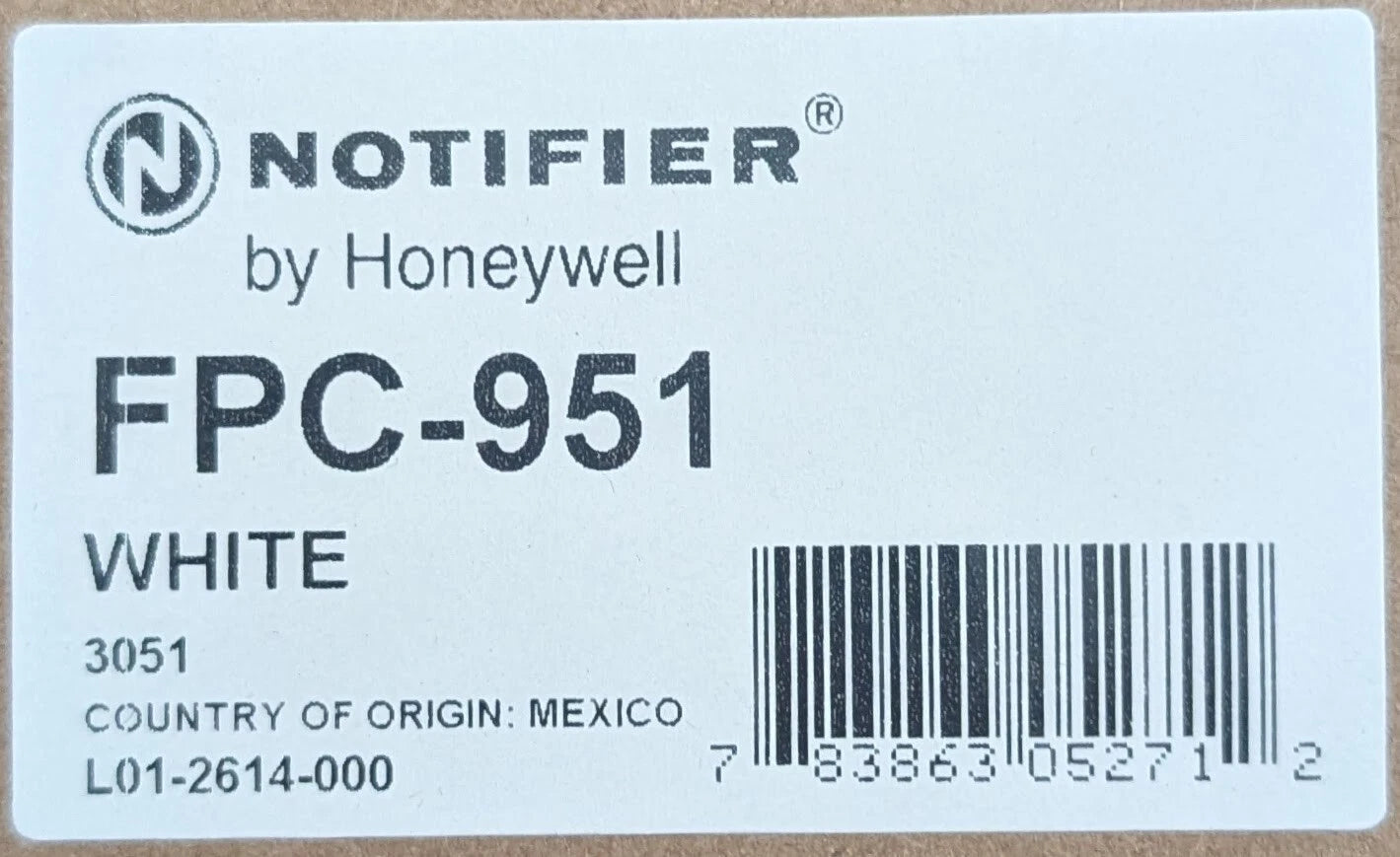 Notifier FPC-951 Addressable Multi-Criteria Photo and Carbon Monoxide Detector