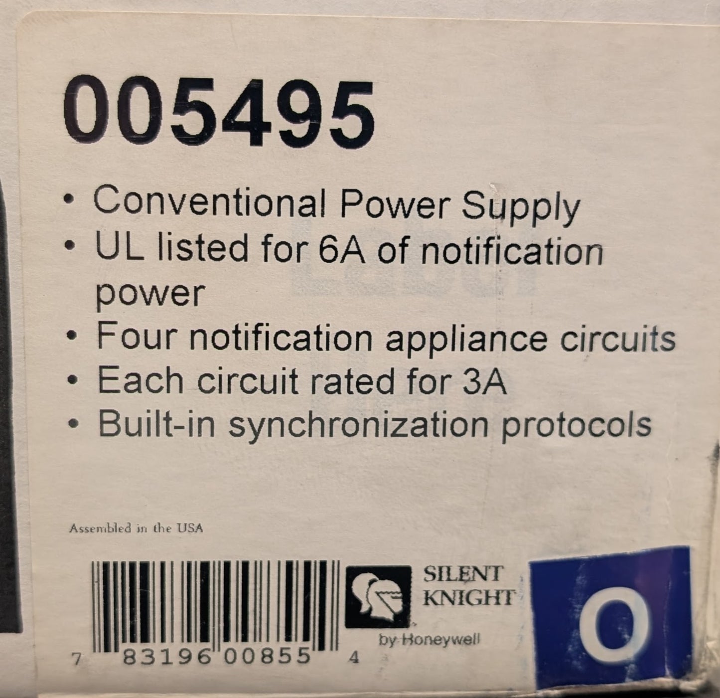 Silent Knight SK-5495 Distributed Power Module