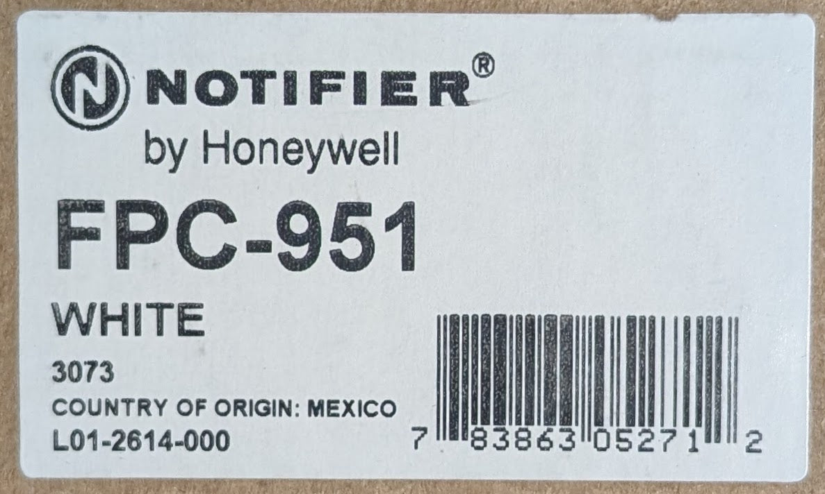 Notifier FPC-951 Addressable Multi-Criteria Photo and Carbon Monoxide Detector