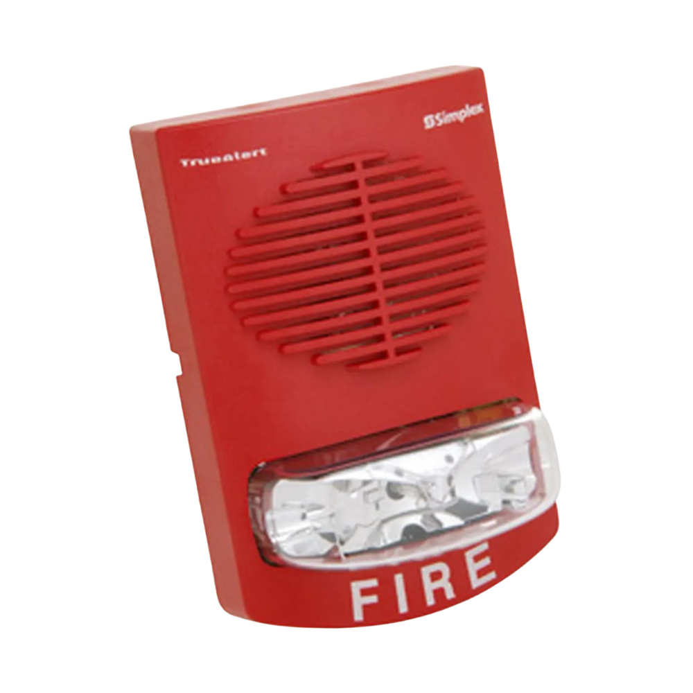 Simplex 4906-9251 Wall Speaker Strobe - Red