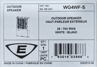 Edwards WG4WF-S Fire Alarm Speaker