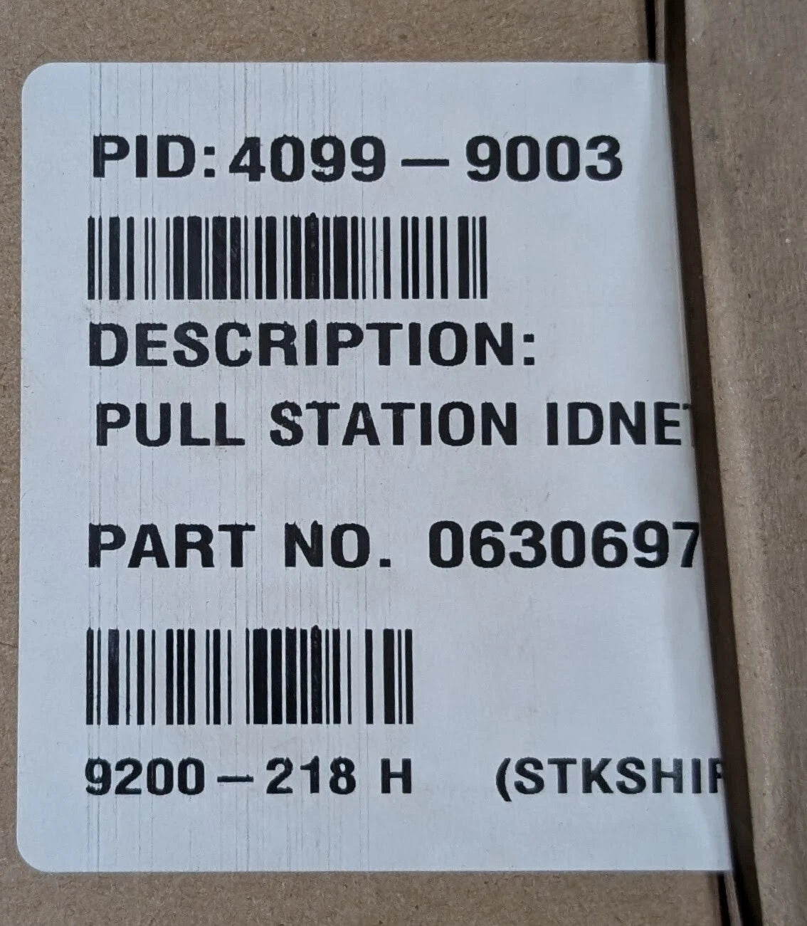 Simplex 4099-9003 Pull Station