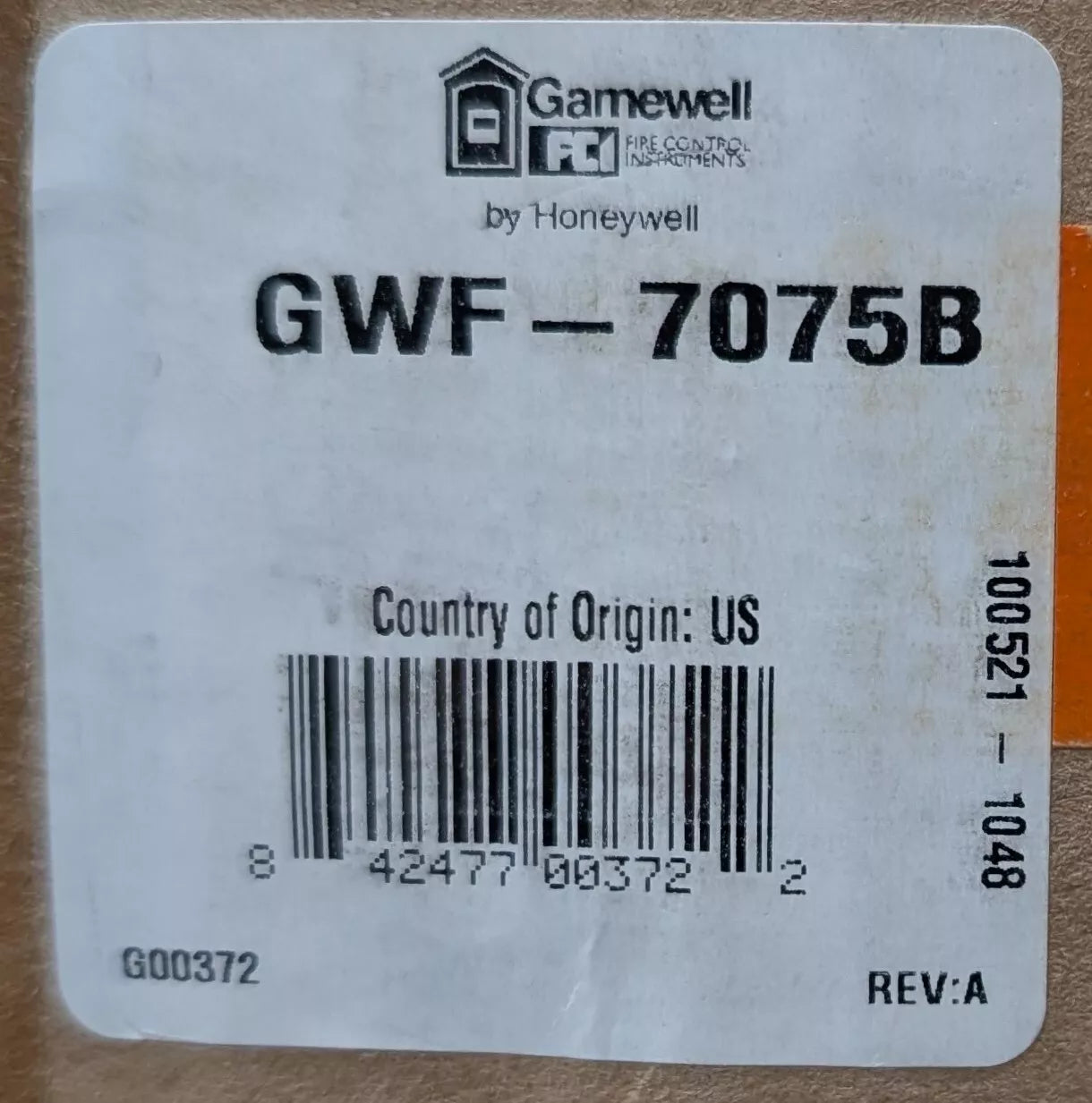 Honeywell Gamewell GWF-7075B Fire Alarm Control Panel