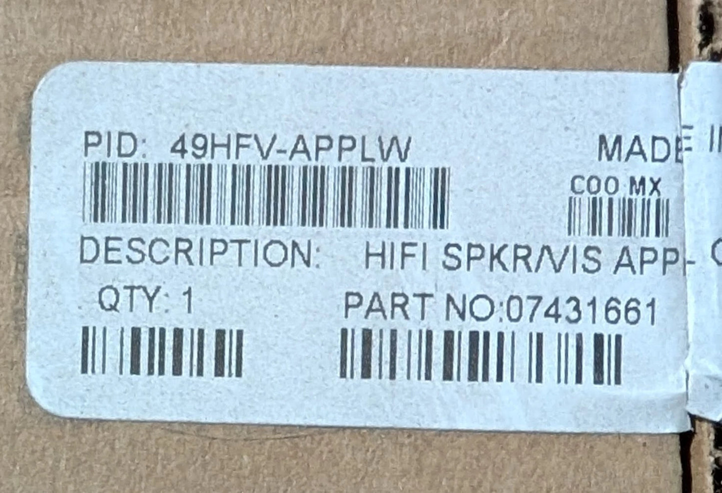 Simplex 49HFV-APPLW Wall Mount Speaker Strobe