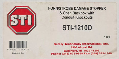 STI STI-1210D Horn/Strobe Damage Stopper