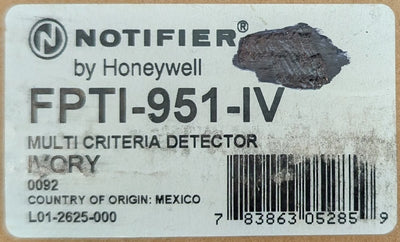 Notifier FPTI-951-IV Multi-Criteria Smoke Detector - Ivory