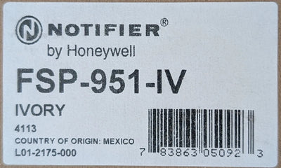 Notifier FSP-951-IV Smoke Detector - Ivory