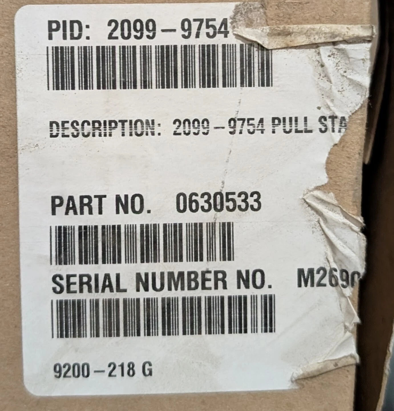 Simplex 2099-9754 Pull Station