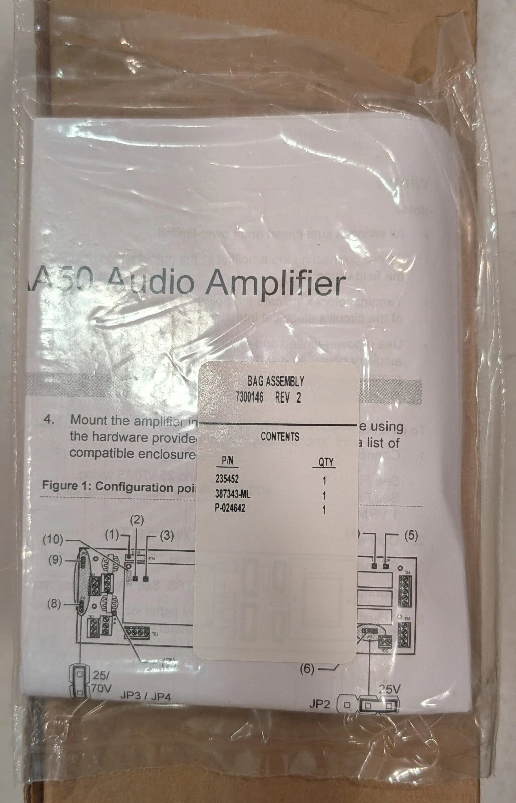 Edwards EST SIGA-AA30 Intelligent Audio Amplifier
