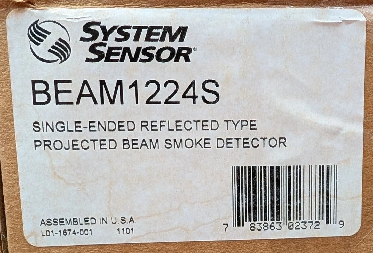 System Sensor BEAM-1224S Reflective Beam Smoke Detector